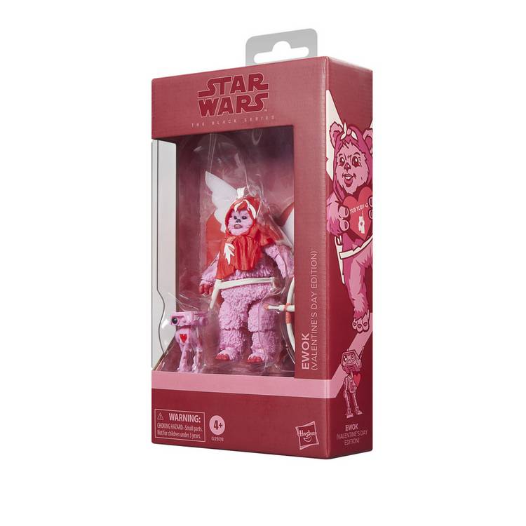 Star Wars The Black Series Yub-Nub Ewok Valentine's Day Edition figure (British brand)