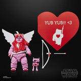 Star Wars The Black Series Yub-Nub Ewok Valentine's Day Edition figure (British brand)