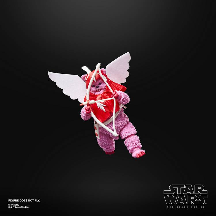 Star Wars The Black Series Yub-Nub Ewok Valentine's Day Edition figure (British brand)
