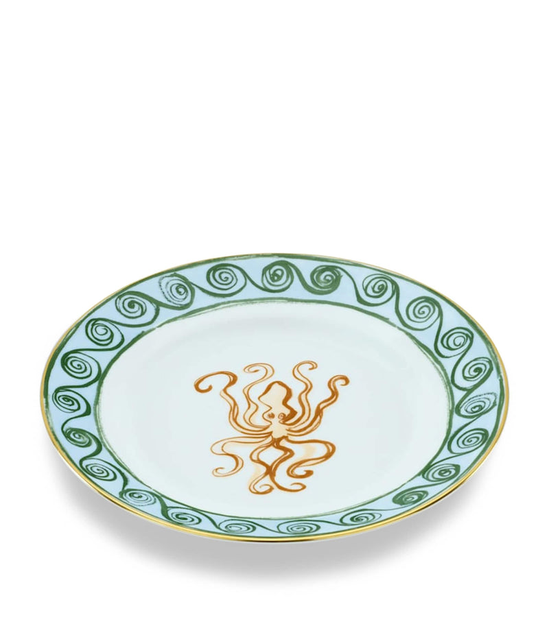 Ginori 1735 porcelain dessert plate Il Viaggio di Nettuno 22cm, UK version