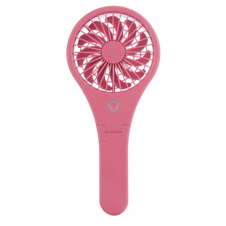 Bush handheld fan pink 4 inch, imported from the UK