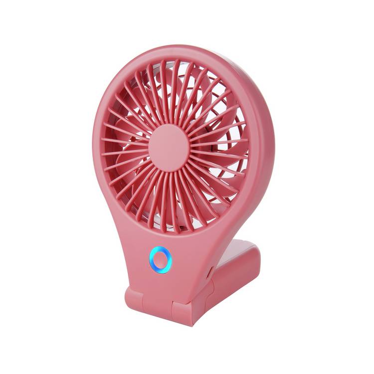 Bush handheld fan pink 4 inch, imported from the UK