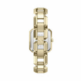 Armani Exchange gold tone stainless steel watch rectangular case, UK version
