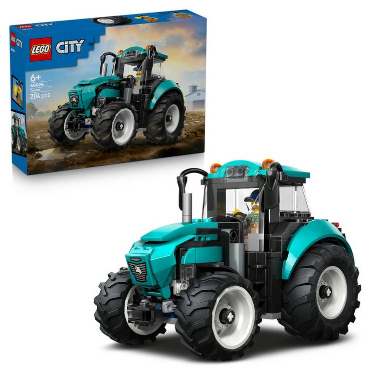 LEGO City Tractor building set 204 pieces (British brand)