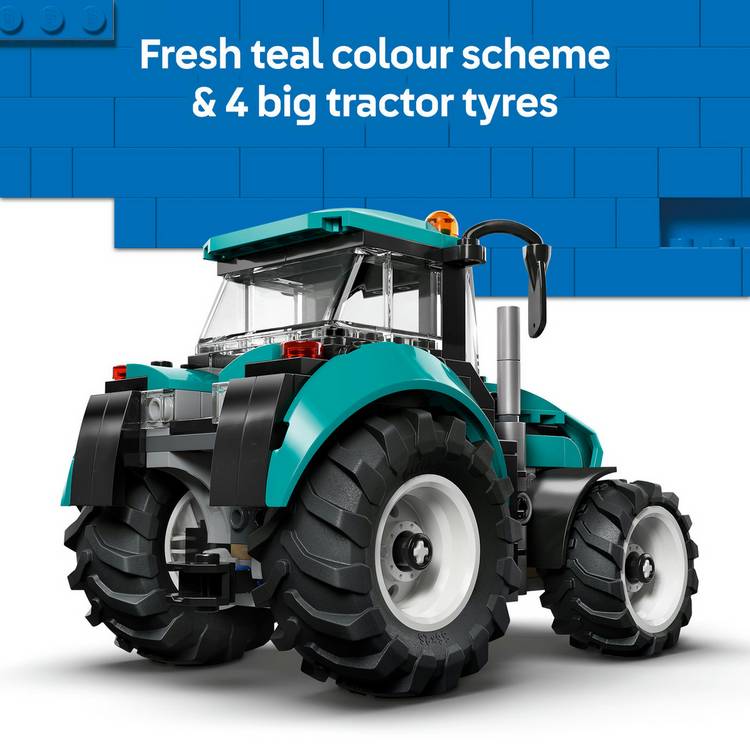 LEGO City Tractor building set 204 pieces (British brand)