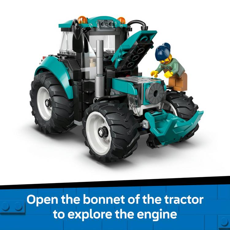 LEGO City Tractor building set 204 pieces (British brand)