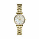 Fossil Carlie Mini watch gold tone stainless steel, UK version