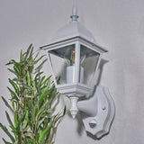 Coast Classic 4 Panel PIR Lantern white finish - British product