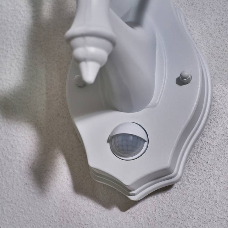Coast Classic 4 Panel PIR Lantern white finish - British product