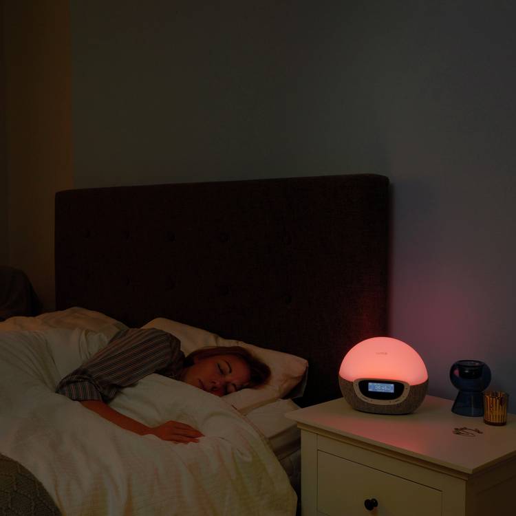 Lumie Shine 300 sunrise alarm clock grey, imported from the UK