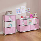 Liberty House Toys unicorn storage unit pink - British product