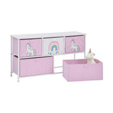 Liberty House Toys unicorn storage unit pink - British product