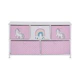 Liberty House Toys unicorn storage unit pink - British product