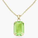 Revere green crystal pendant necklace, UK version