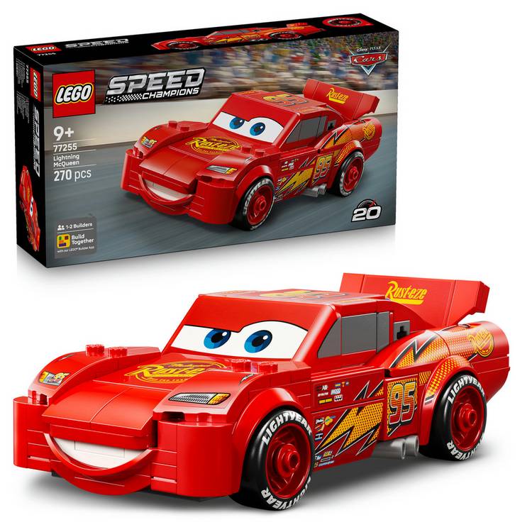 LEGO Speed Champions Lightning McQueen building toy 270 pieces, imported from the UK