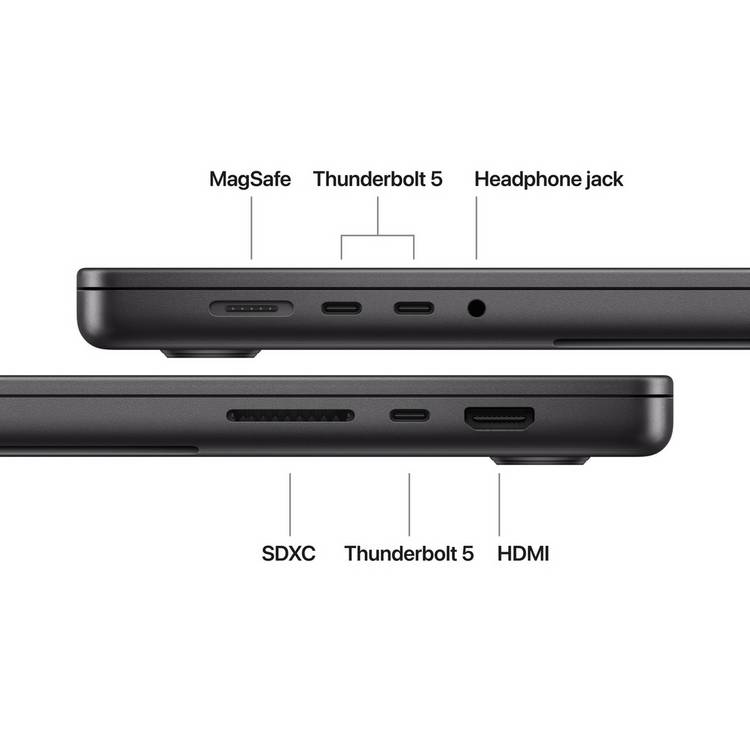 Apple MacBook Pro 16in M5 Pro 24GB 1TB Space Black, UK version
