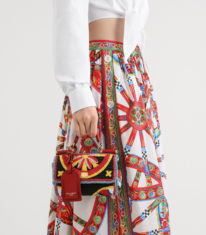 Dolce&Gabbana raffia My Sicily top-handle bag - British product