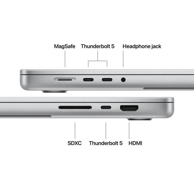 Apple MacBook Pro 16in M5 Max Silver, UK version