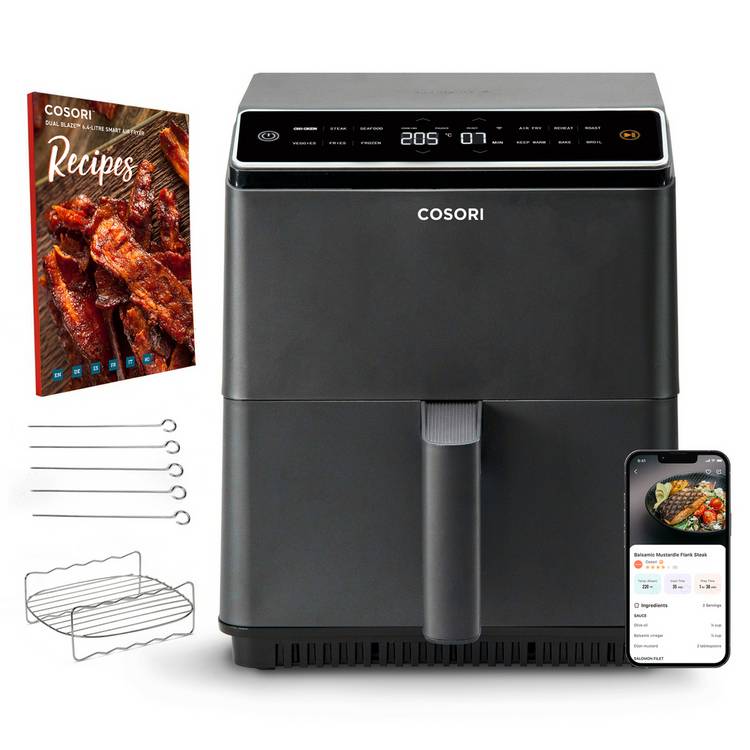 COSORI Dual Blaze air fryer 6.4L, UK version