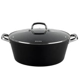 Dojo Hero Neverstick+ 8L aluminium casserole dish black, imported from the UK