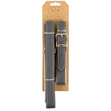 Banbury & Co grey dog collar lead set (British brand)