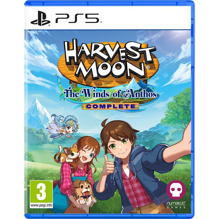 Harvest Moon The Winds of Anthos PS5 game disc, imported from the UK