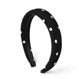 Argos Freedom White Polka Dot Black Headband- Buy online at McGrocer