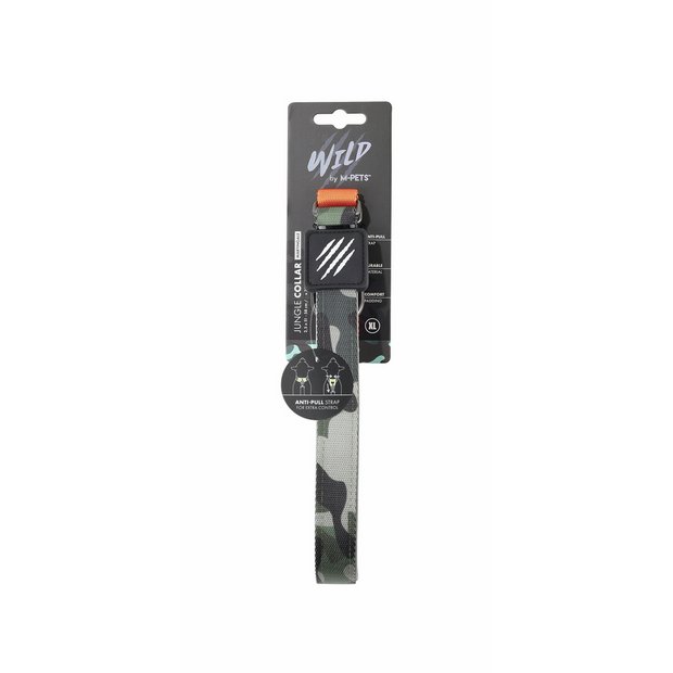 M-PETS Wild Jungle dog collar for extra large dogs, imported from the UK