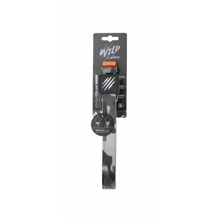 M-PETS Wild Jungle dog collar for extra large dogs, imported from the UK