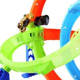 Hot Wheels Rapid Launch Cyclone track set with car, imported from the UK