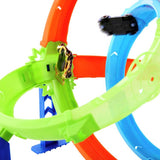 Hot Wheels Rapid Launch Cyclone track set with car, imported from the UK