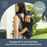 Dreambaby 3-in-1 front and rear facing baby carrier black (British brand)