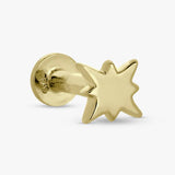 Argos Revere Gold Plated Silver Star Flatback Earring- Buy online at McGrocer