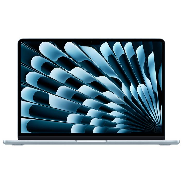 Apple MacBook Air 2026 13in M5 Sky Blue laptop, imported from the UK