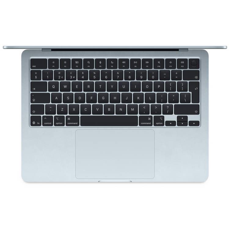 Apple MacBook Air 2026 13in M5 Sky Blue laptop, imported from the UK