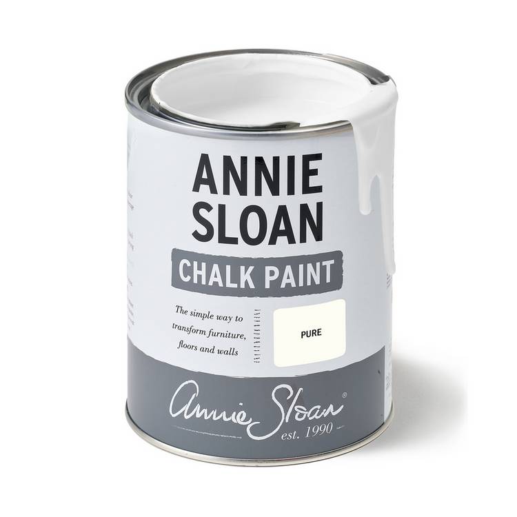 Annie Sloan chalk paint Pure white 1L, imported from the UK