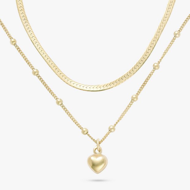 Revere gold plated double strand necklace - British product