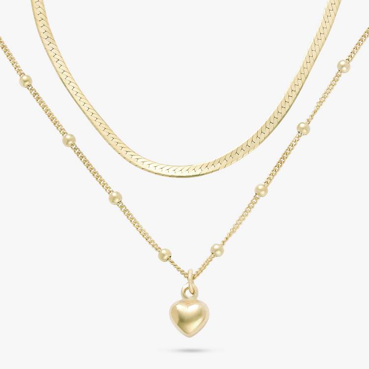 Revere gold plated double strand necklace - British product