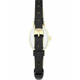 Timex Cavatina watch white dial black leather strap - British product