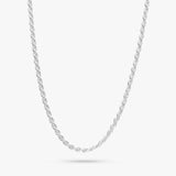 Argos Revere Sterling Silver Rope Chain - 18 Inch- Buy online at McGrocer