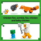 LEGO Minecraft Chicken Farm toy 233 pieces, UK version