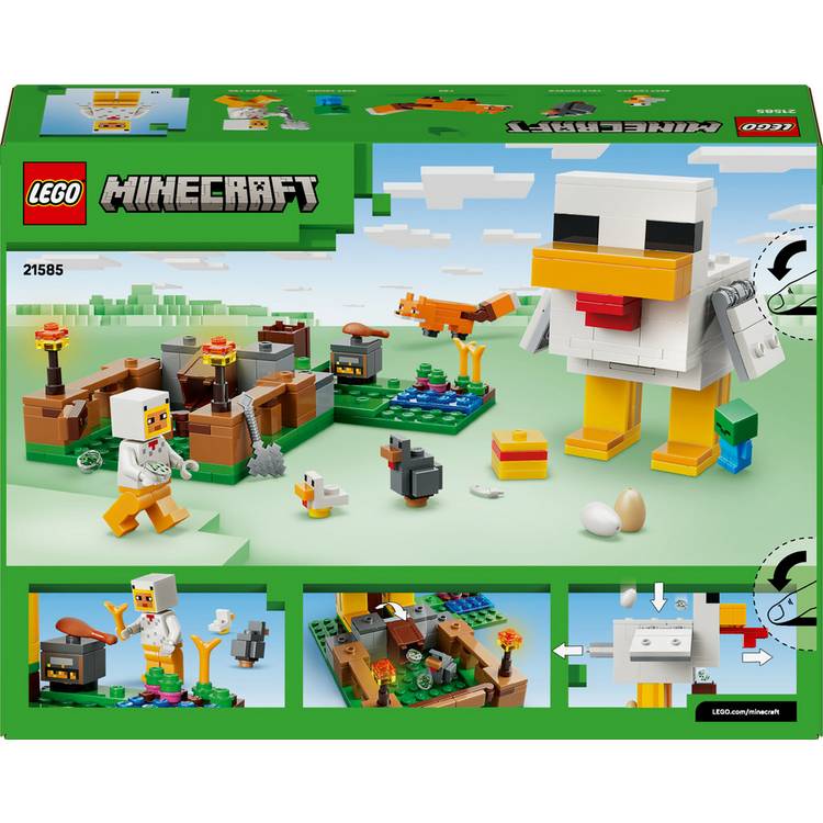 LEGO Minecraft Chicken Farm toy 233 pieces, UK version