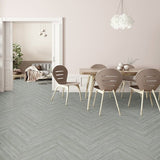 Kraus vinyl flooring herringbone 2.34m2, imported from the UK