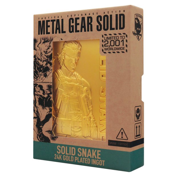 Fanattik 24k gold plated Snake ingot, imported from the UK