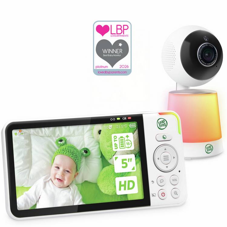LeapFrog LF4915 5-inch HD smart baby monitor, UK version