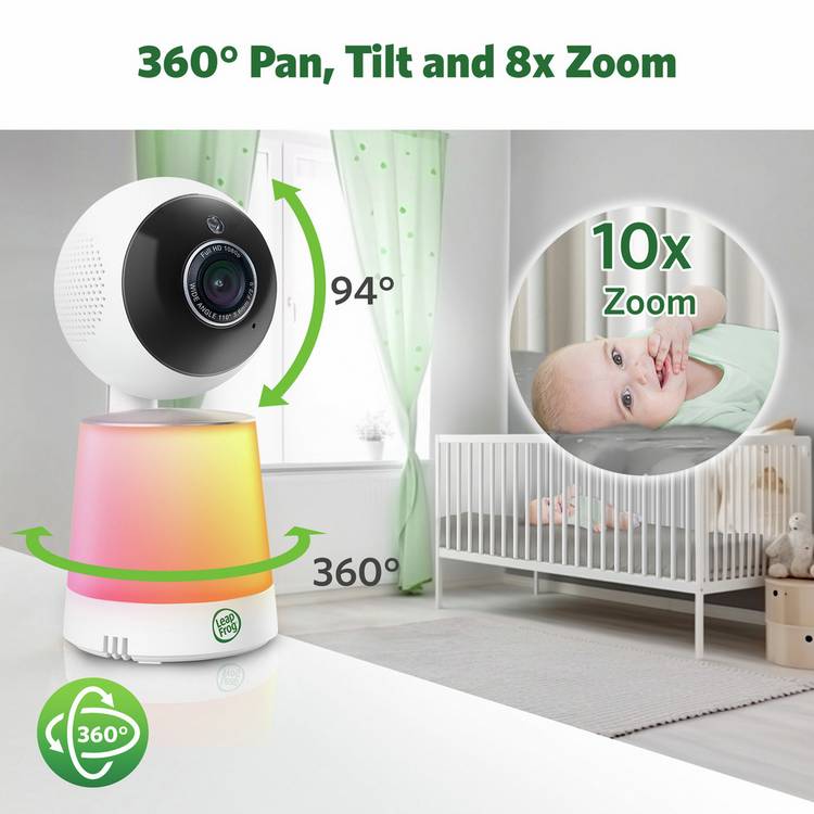 LeapFrog LF4915 5-inch HD smart baby monitor, UK version