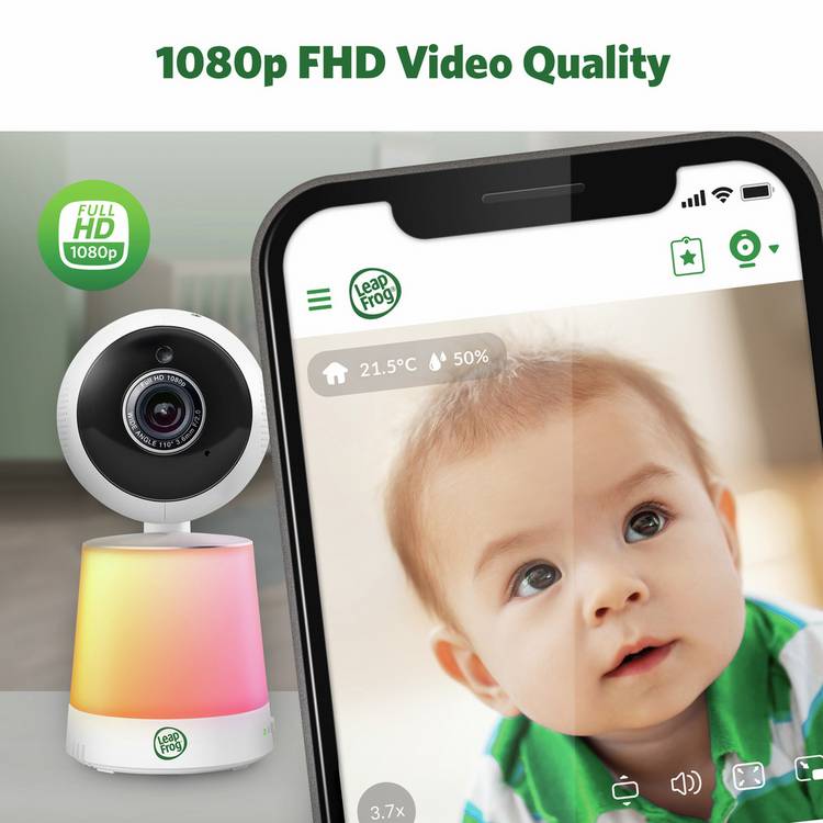 LeapFrog LF4915 5-inch HD smart baby monitor, UK version