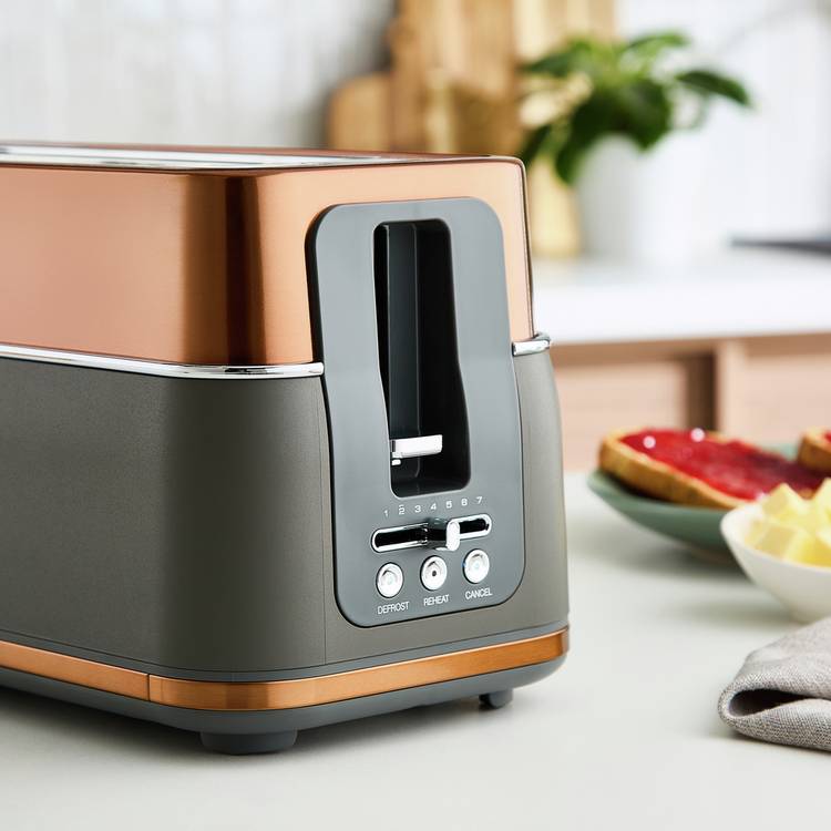 Morphy Richards Signature 4 slice toaster copper finish (British brand)