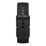 Sekonda Flex Plus smart watch with black silicone strap, UK version