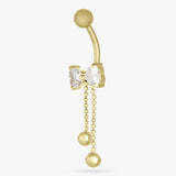 Argos Revere Gold Coloured Surgical Steel Bow Belly Bar- Buy online at McGrocer